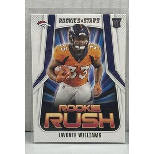 2021 Panini Rookies & Stars‎ - Rookie Rush #RR-14 Javonte Williams (RC) Denver